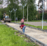 В городском парке Электрогорска устанавливают бордюрный камень - Regions.Ru